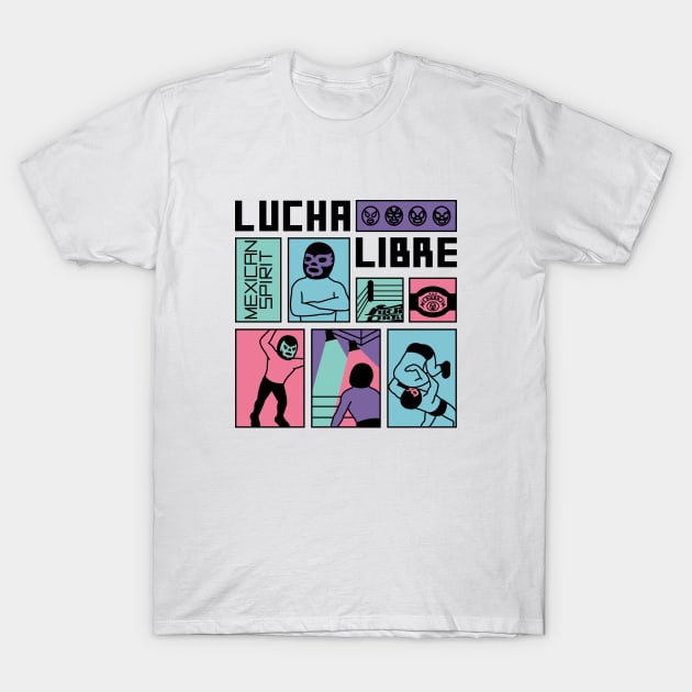 LUCHA LIBRE#142 T-Shirt by RK58